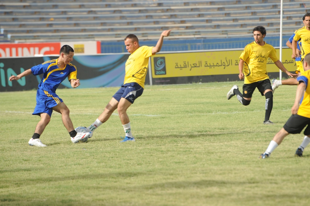 Soccer tournament in Baghdad