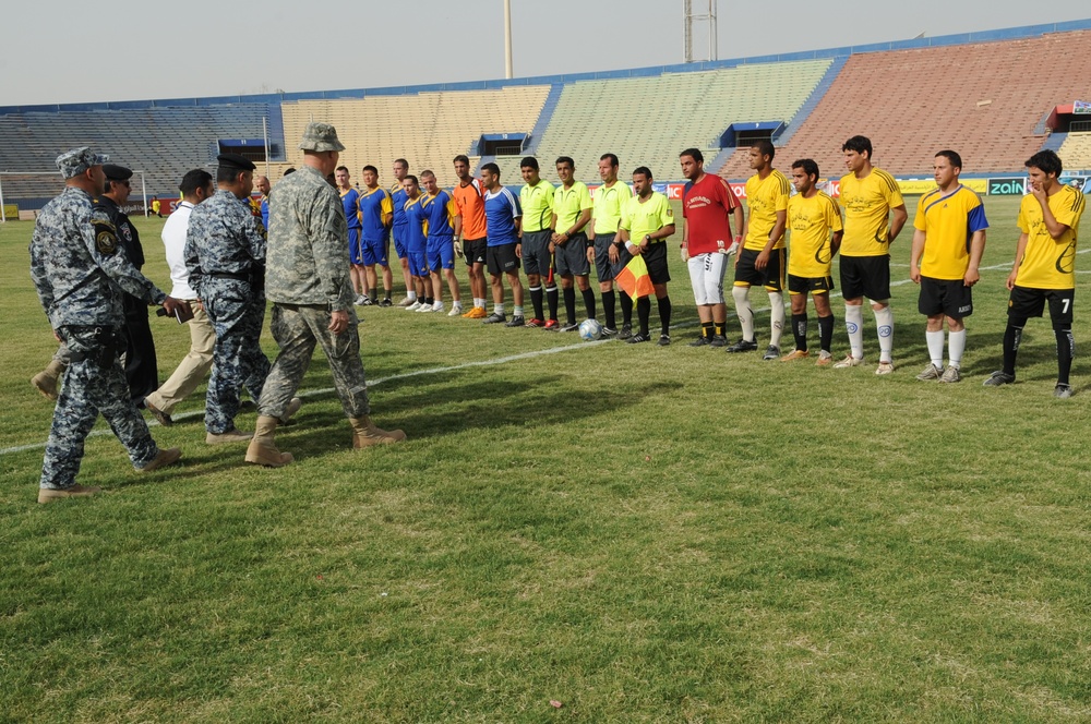 Soccer tournament in Baghdad