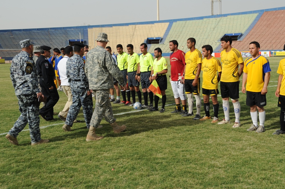 Soccer tournament in Baghdad