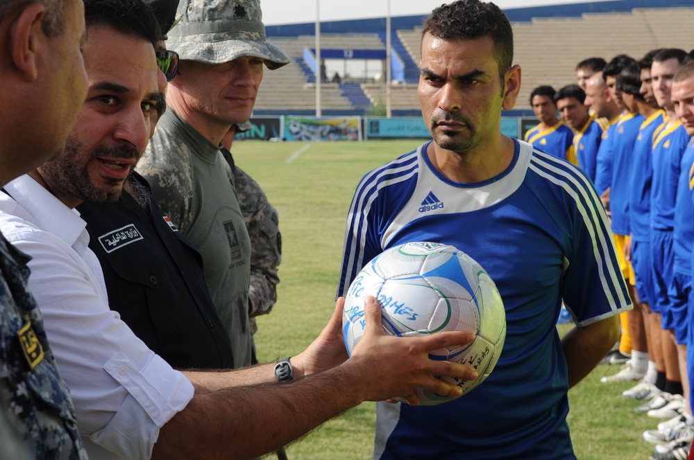 Soccer tournament in Baghdad