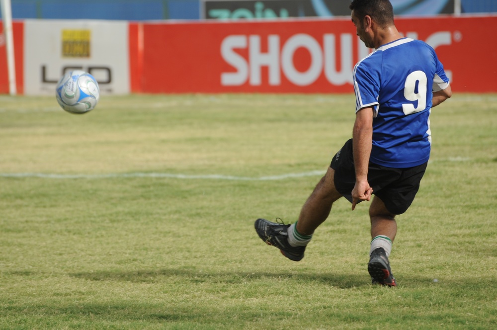 Soccer tournament in Baghdad