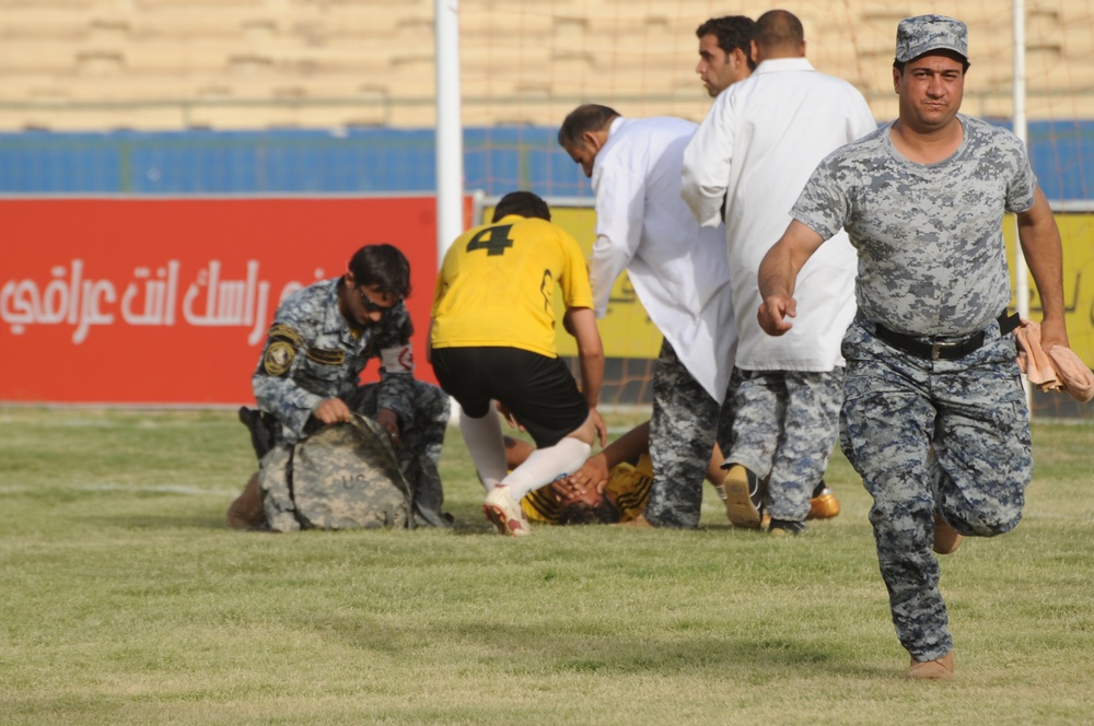 Soccer tournament in Baghdad
