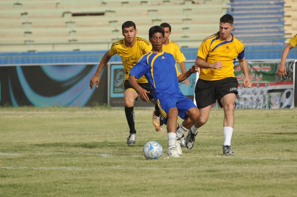 Soccer tournament in Baghdad