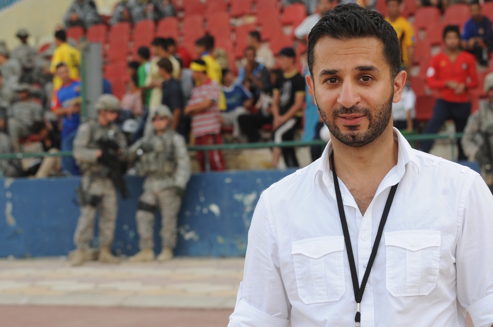 Soccer tournament in Baghdad