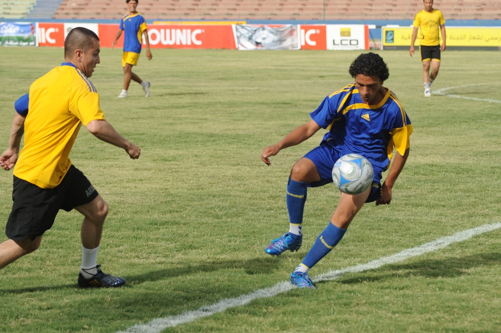 Soccer tournament in Baghdad
