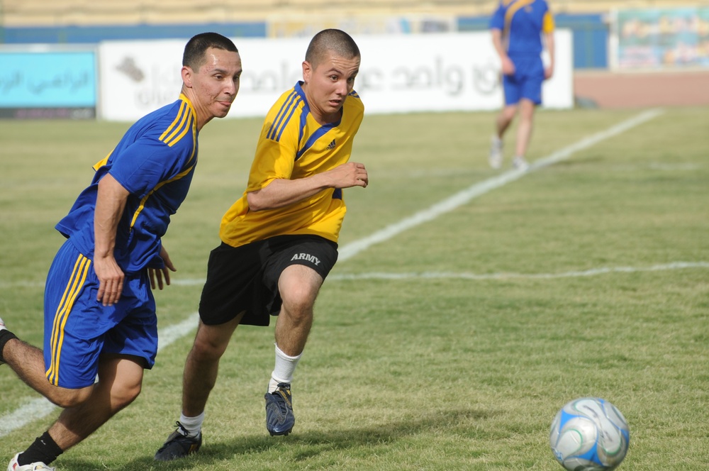 Soccer tournament in Baghdad