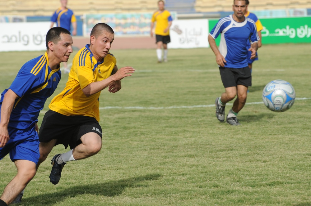 Soccer tournament in Baghdad