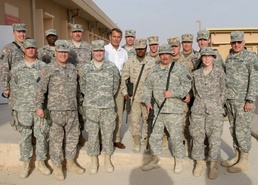 Congressional Representatives Visit Marines in Iraq