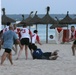 22nd Marine Expeditionary Unit rugby team plays against the Bahia Rugby Football Club in Palma de Mallorca, Spain