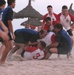 22nd Marine Expeditionary Unit rugby team plays against the Bahia Rugby Football Club in Palma de Mallorca, Spain