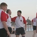 22nd Marine Expeditionary Unit rugby team plays against the Bahia Rugby Football Club in Palma de Mallorca, Spain
