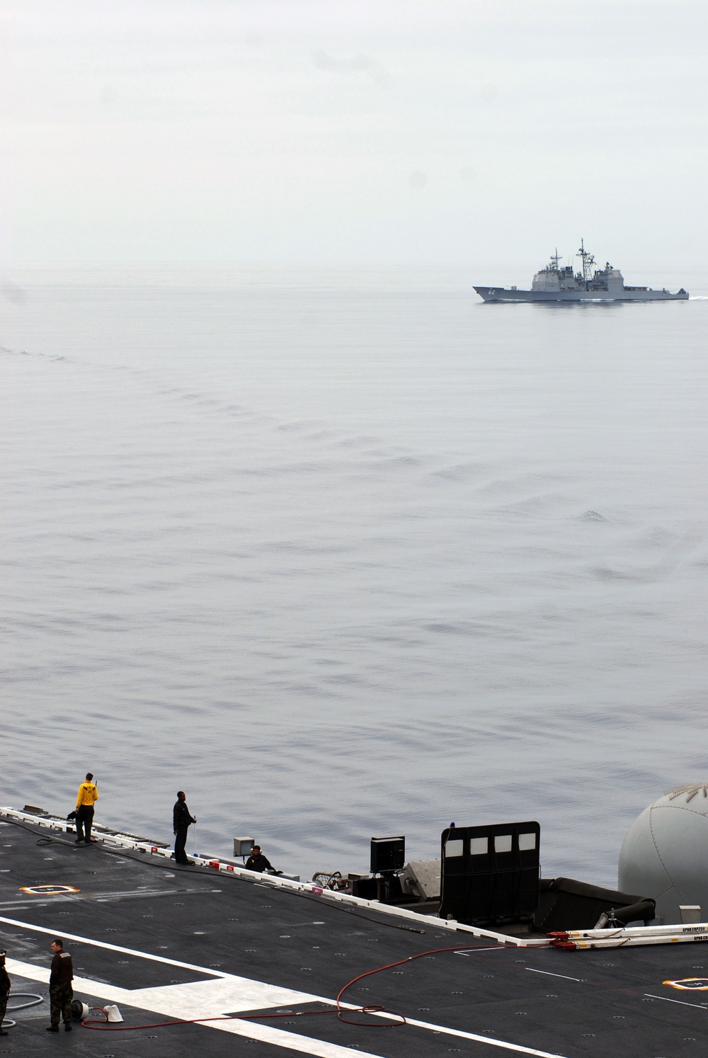 USS Ronald Reagan replenishment at sea