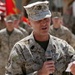 Post and relief ceremony at Camp Al Taqaddum