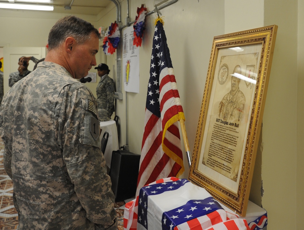 3rd Brigade Combat Team, 1st Infantry Division Remembers Fallen Soldier in Memorial Day Dedication