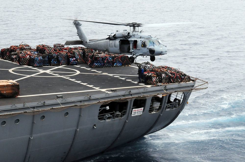 Lifting off with supplies