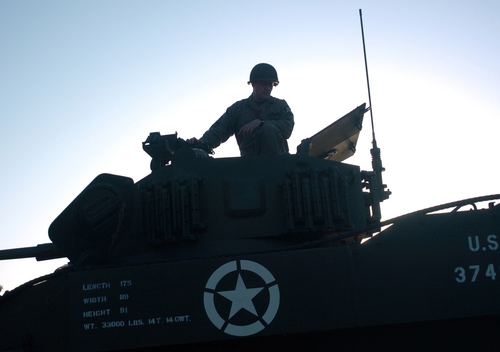 WWII Vet Returns to Tank on Armed Forces Day Courtesy of Fort Hunter Liggett Soldier