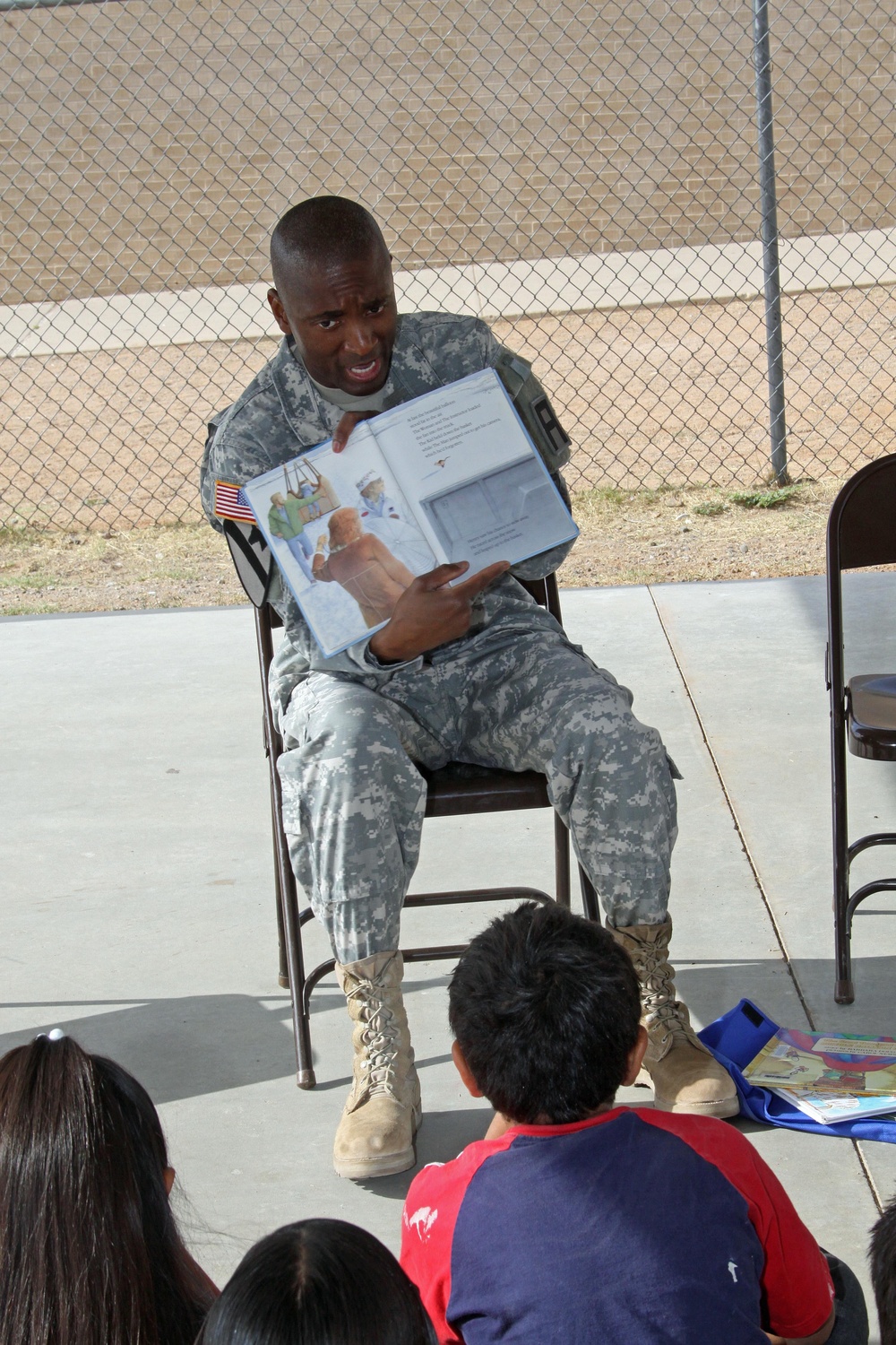 Task Force Warhawg Supports Student Literacy