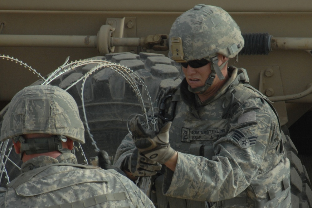 506th Airmen secure the perimeter