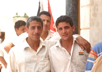 Security checkpoint in Ghazaliya