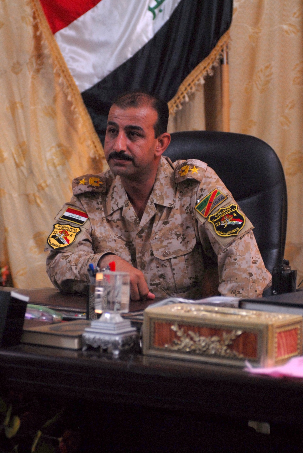 Security checkpoint in Ghazaliya