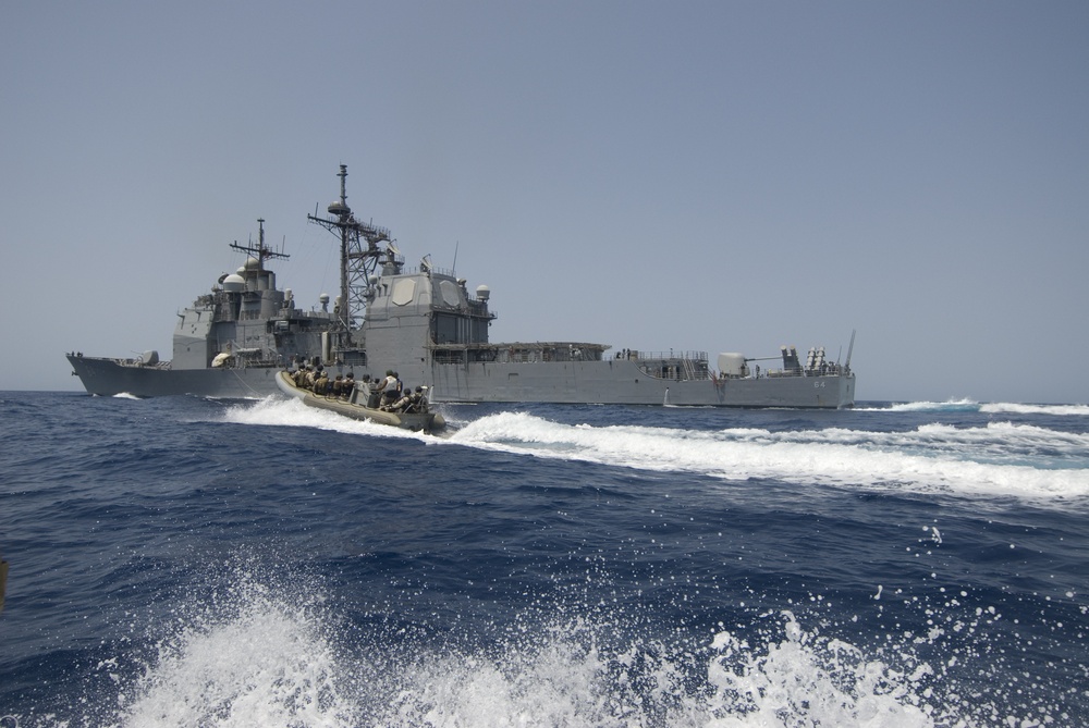 Combined Task Force 151, USS Gettysburg Help Keep Waterways Safe for All