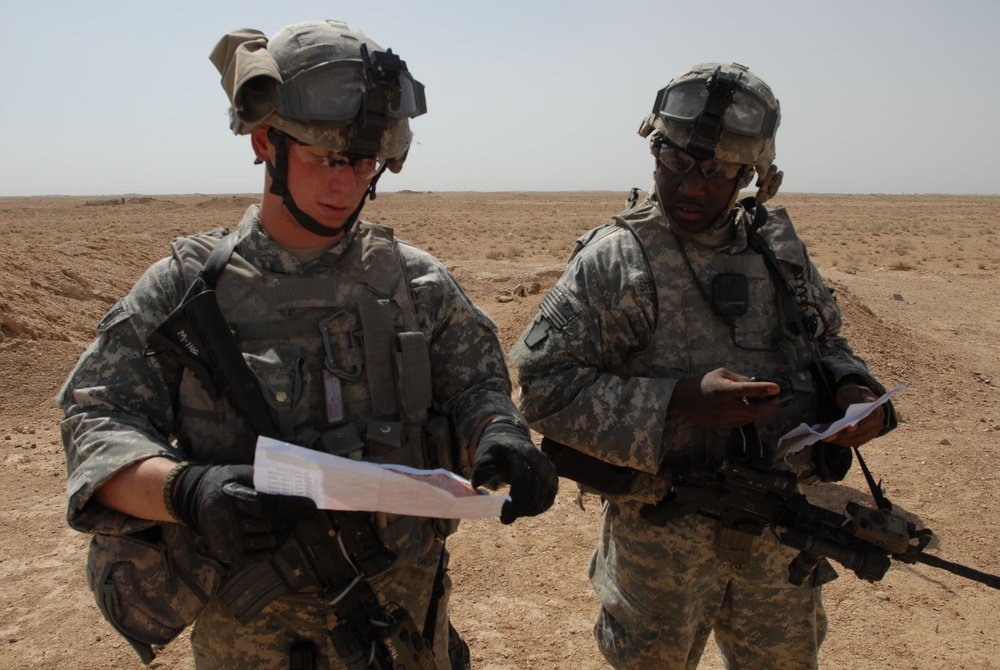 Joint air assault checks for caches