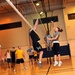 Troops Challenge Professional Volleyball Athletes