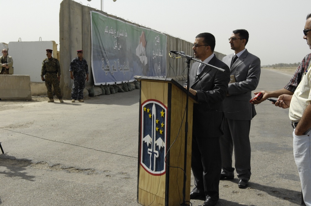 Ribbon-cutting ceremony near Scania re-opens highway segment from Baghdad to Basra