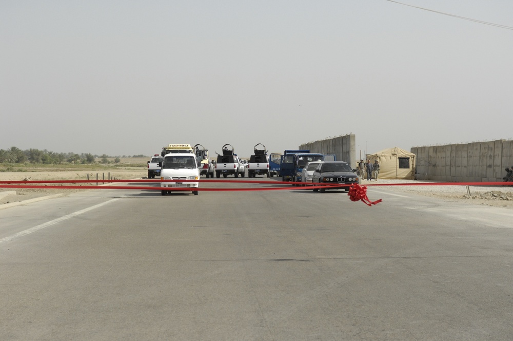 Ribbon-cutting ceremony near Scania re-opens highway segment from Baghdad to Basra