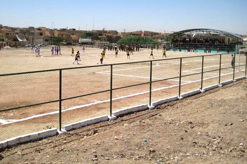 Soccer Field Opens in Mosul