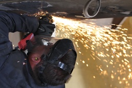 MRAP modified from the ground up