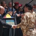 Romanian President Visits With Troops