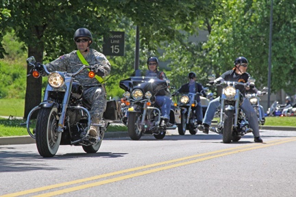 'Bastogne' bikers ride safely to Nashville memorial