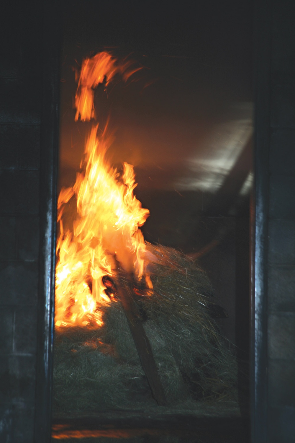 Fire Departments train continuously through smoke and flames