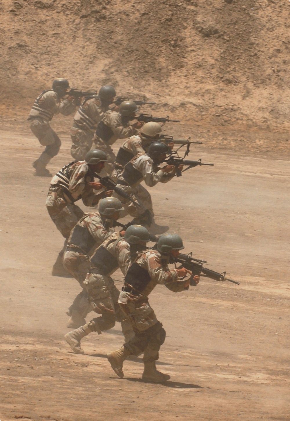 Iraqi Special Operations Forces show off convoy security skills