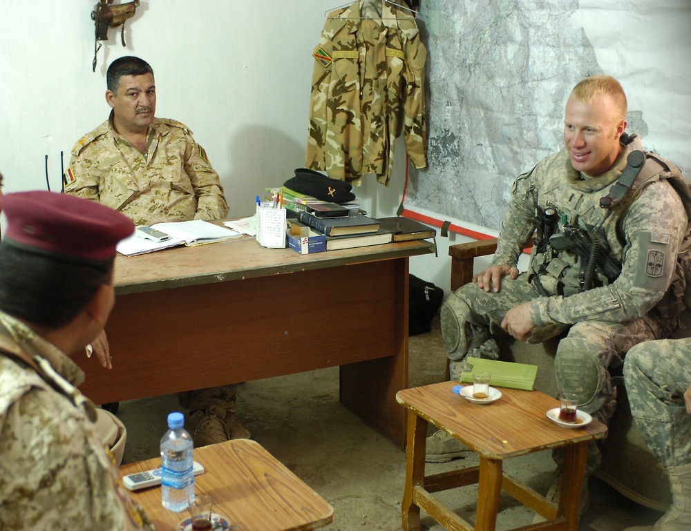 Combat Out Post Diamond Helps Secure Remote Area