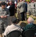 French citizens join U.S. Soldiers past and present to honor those who fought at Gourbesville during Normandy invasion