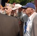 French citizens join U.S. Soldiers past and present to honor those who fought at Gourbesville during Normandy invasion