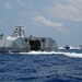 Experimental Ship Stiletto Participates in Pursuit Tactics Exercise