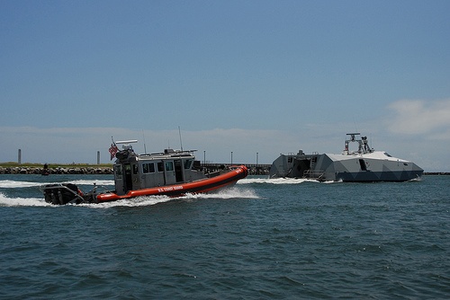 Stiletto Departs Coast Guard Station Miami Beach