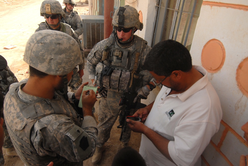 Soccer ball and toy distribution in Choyoul, Iraq