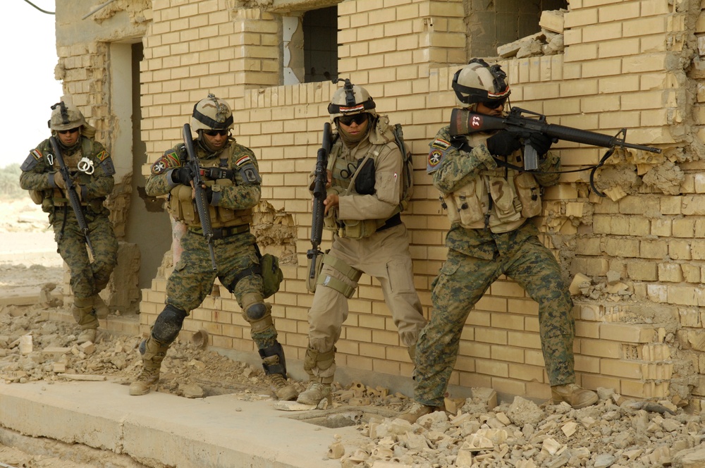 Joint Training Exercise Near Bahbahani, Iraq