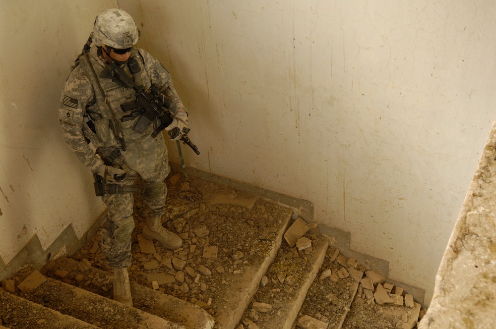 Joint training exercise near Bahbahani, Iraq