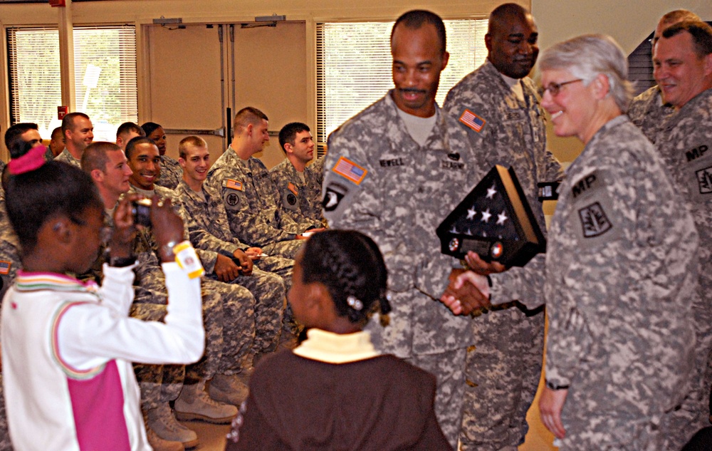 352nd Military Police Company Welcome Home Ceremony held on 65th anniversary of D-Day