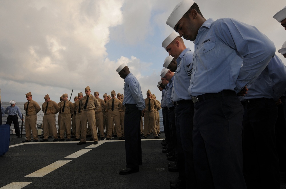 Ceremony Honoring the Sailors and Marines Who Fought and Died at the Battle of Midway
