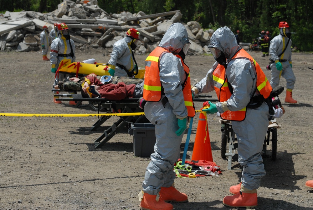 New York National Guard Trains for Dirty Bomb Attack