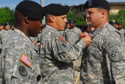 "Iron Knights" award medals to combat veterans