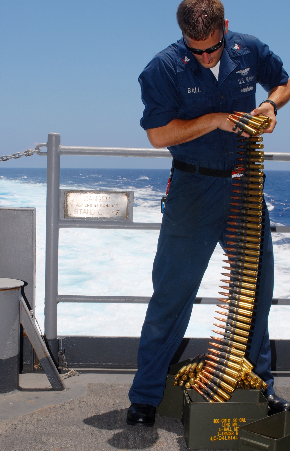 Sailors, midshipmen experience gear, weapons