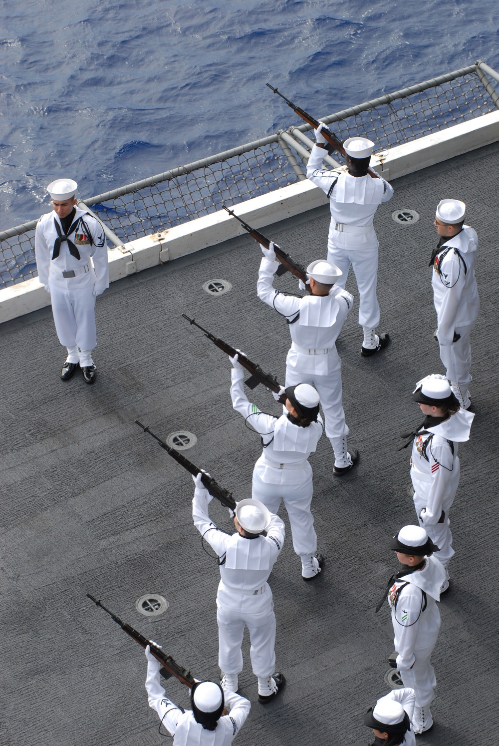 USS Ronald Reagan conducts memorial service