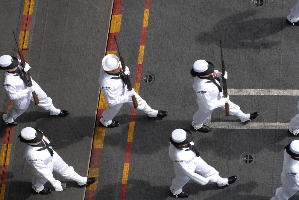 USS Ronald Reagan conducts memorial service